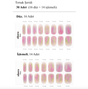 N Rainbow Bomb Jel Tırnak 30 Adet 2 Kullanım