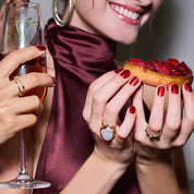 N Red Chrome Jel Tırnak 30 Adet 2 Kullanım