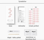 N Romantic French Jel Tırnak 30 Adet 2 Kullanım