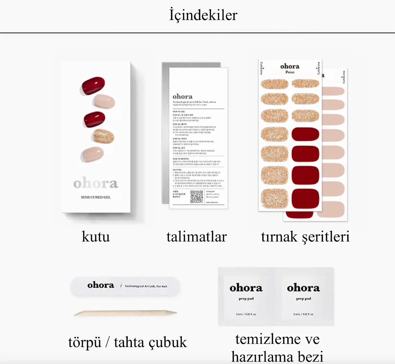 N Rosewood Jel Tırnak 30 Adet 2 Kullanım