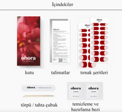 N Ruby French Jel Tırnak 30 Adet 2 Kullanım