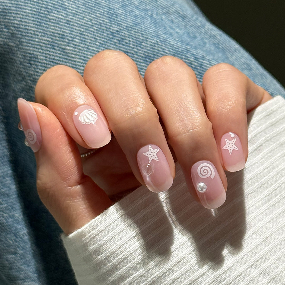 N Seashell Love Jel Tırnak 30 Adet 2 Kullanım