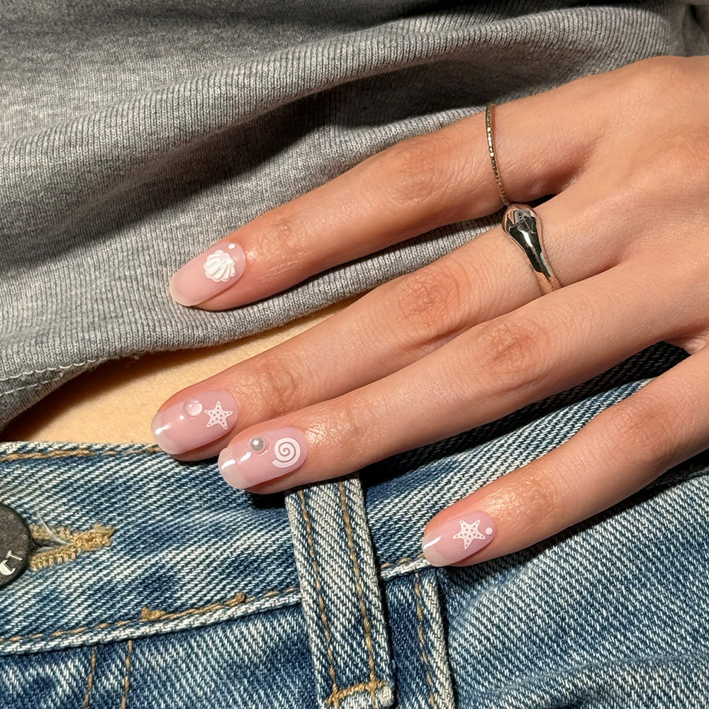 N Seashell Love Jel Tırnak 30 Adet 2 Kullanım