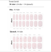 N Seashell Love Jel Tırnak 30 Adet 2 Kullanım