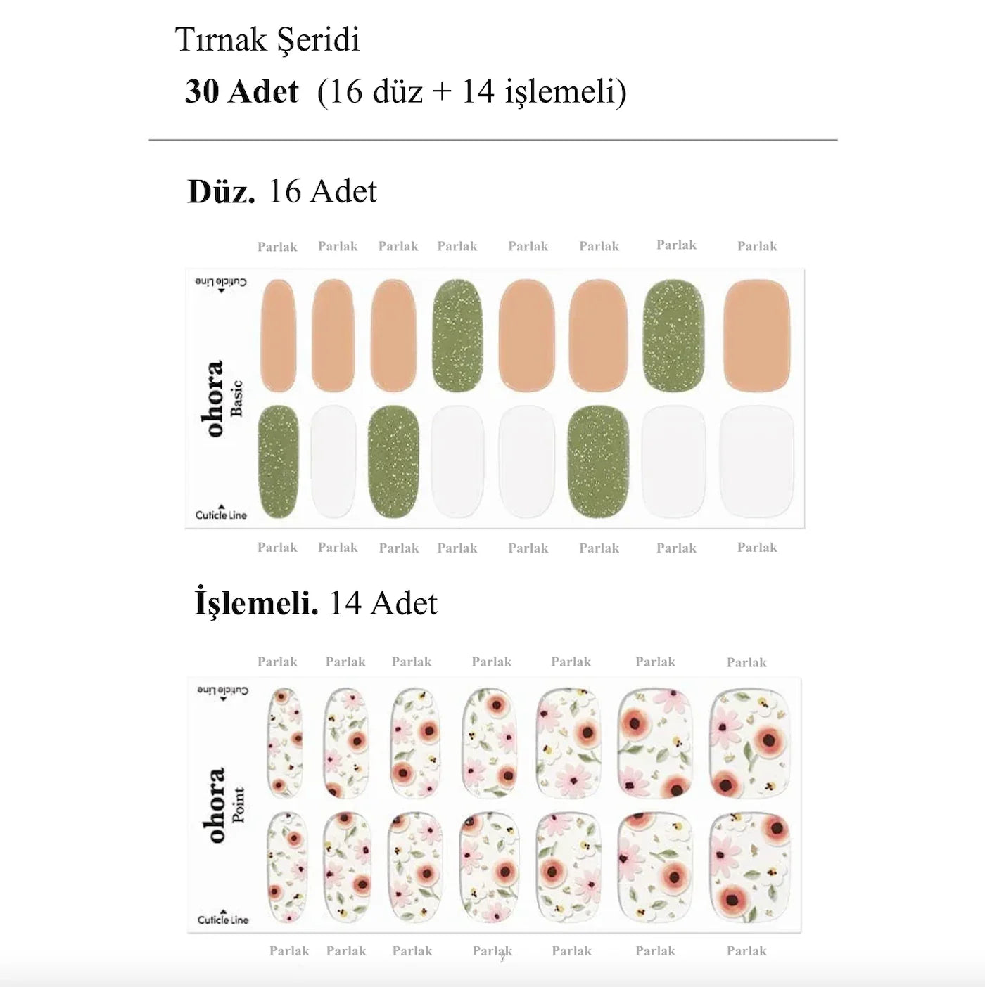N Secret Garden Jel Tırnak 30 Adet 2 Kullanım