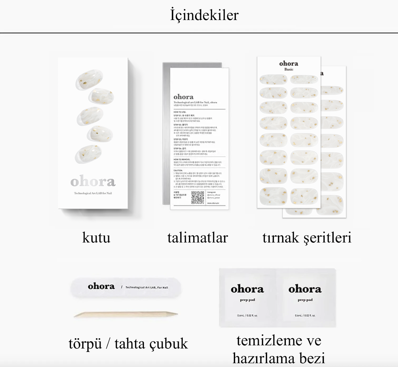 N Silky Marble Jel Tırnak 30 Adet 2 Kullanım