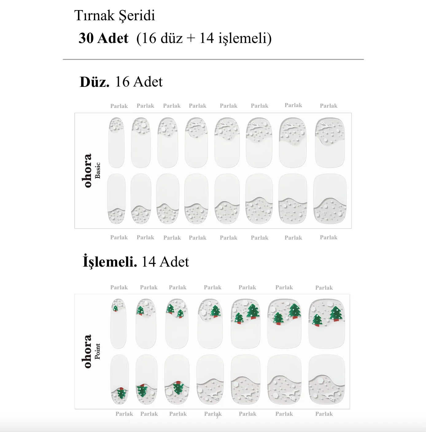 N Snow Globe Jel Tırnak 30 Adet 2 Kullanım