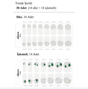N Snow Globe Jel Tırnak 30 Adet 2 Kullanım