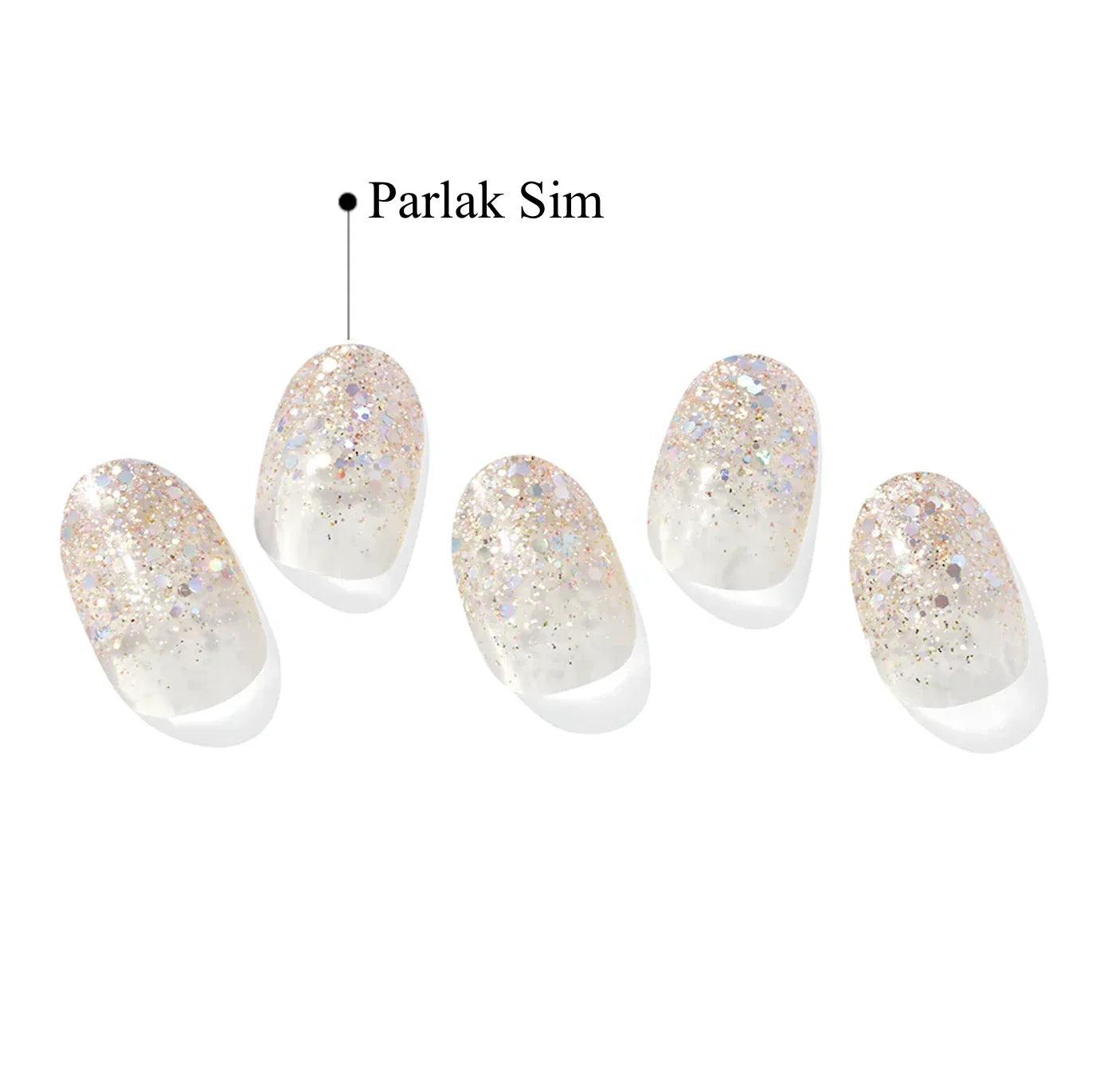 N Sparkle Glam Jel Tırnak 30 Adet 2 Kullanım