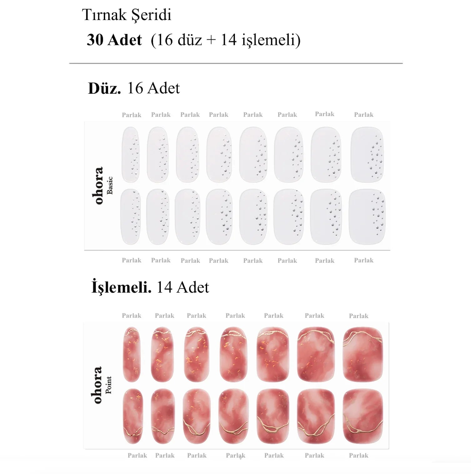 N Sunset Water Jel Tırnak 30 Adet 2 Kullanım
