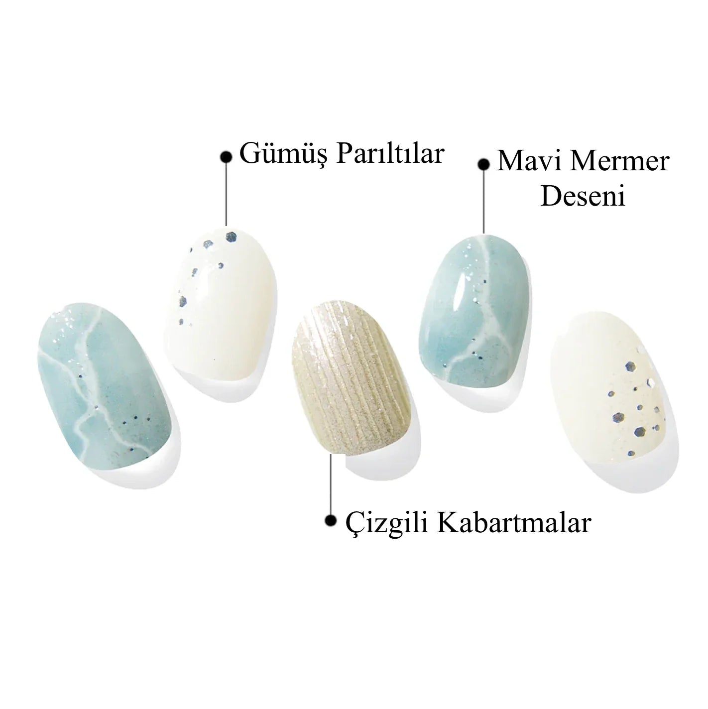 N Sway Wave Jel Tırnak 30 Adet 2 Kullanım