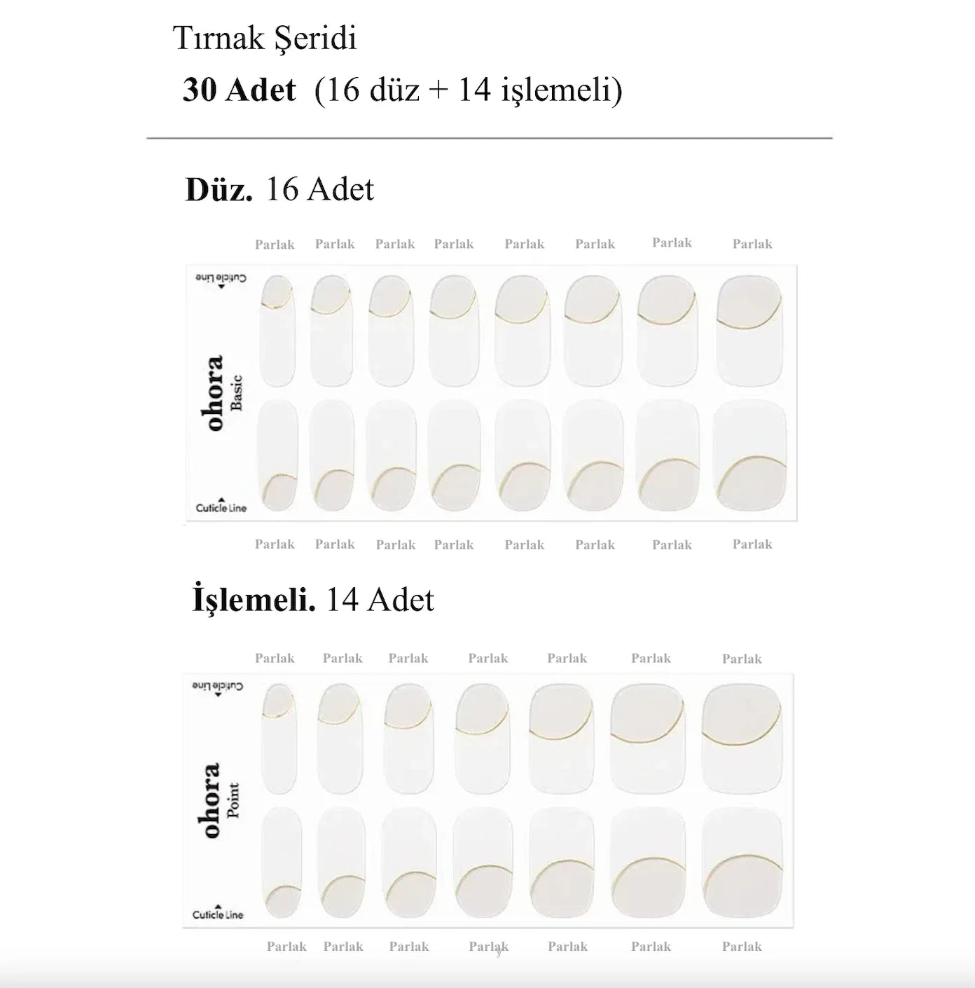 N Sylph Jel Tırnak 30 Adet 2 Kullanım