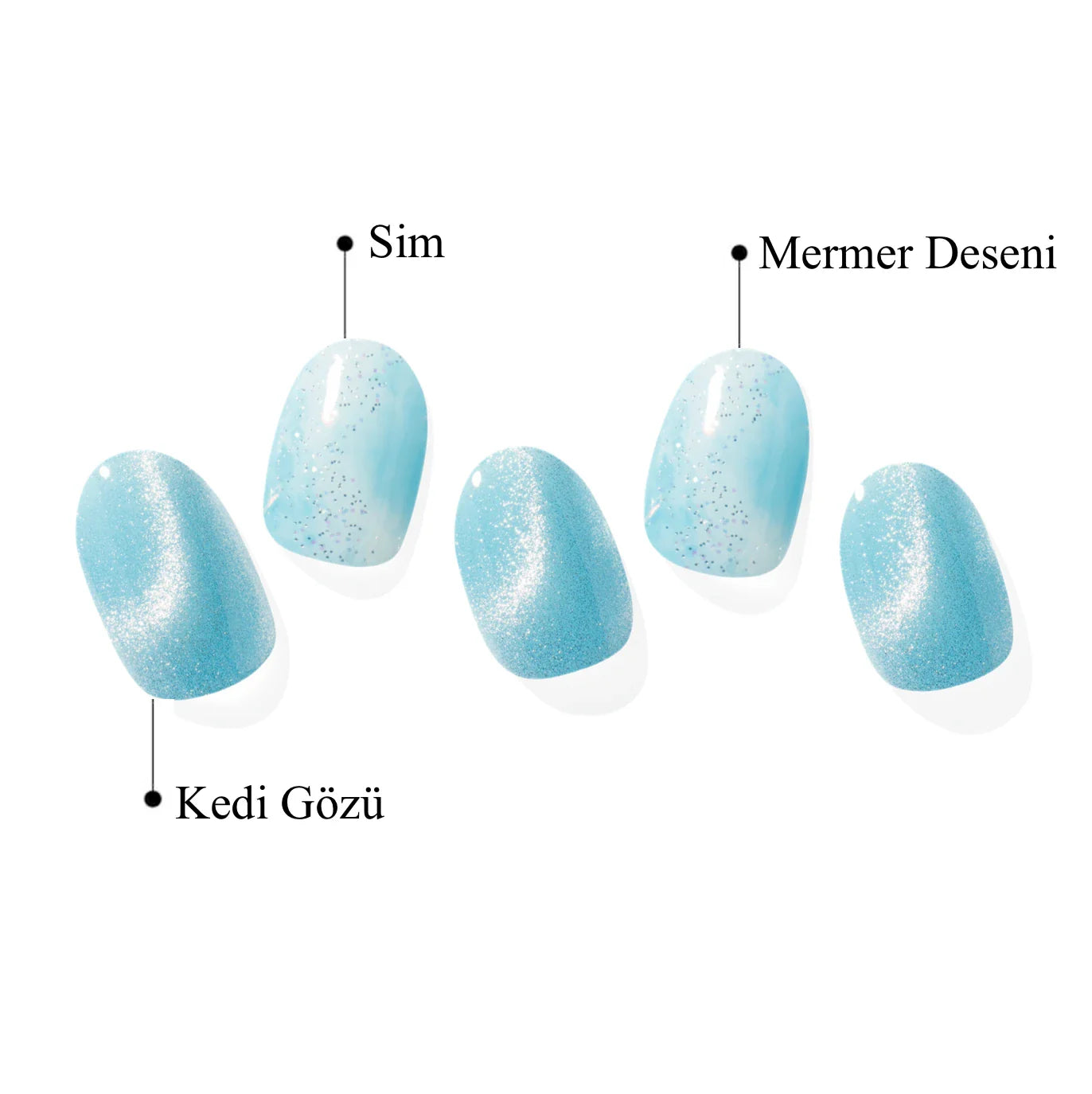 N Tide Pool Jel Tırnak 30 Adet 2 Kullanım