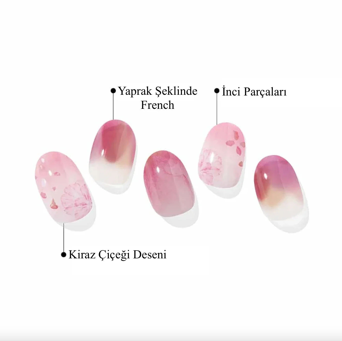 N Tinted Jel Tırnak 30 Adet 2 Kullanım