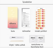 N Tropical Dream Jel Tırnak 30 Adet 2 Kullanım