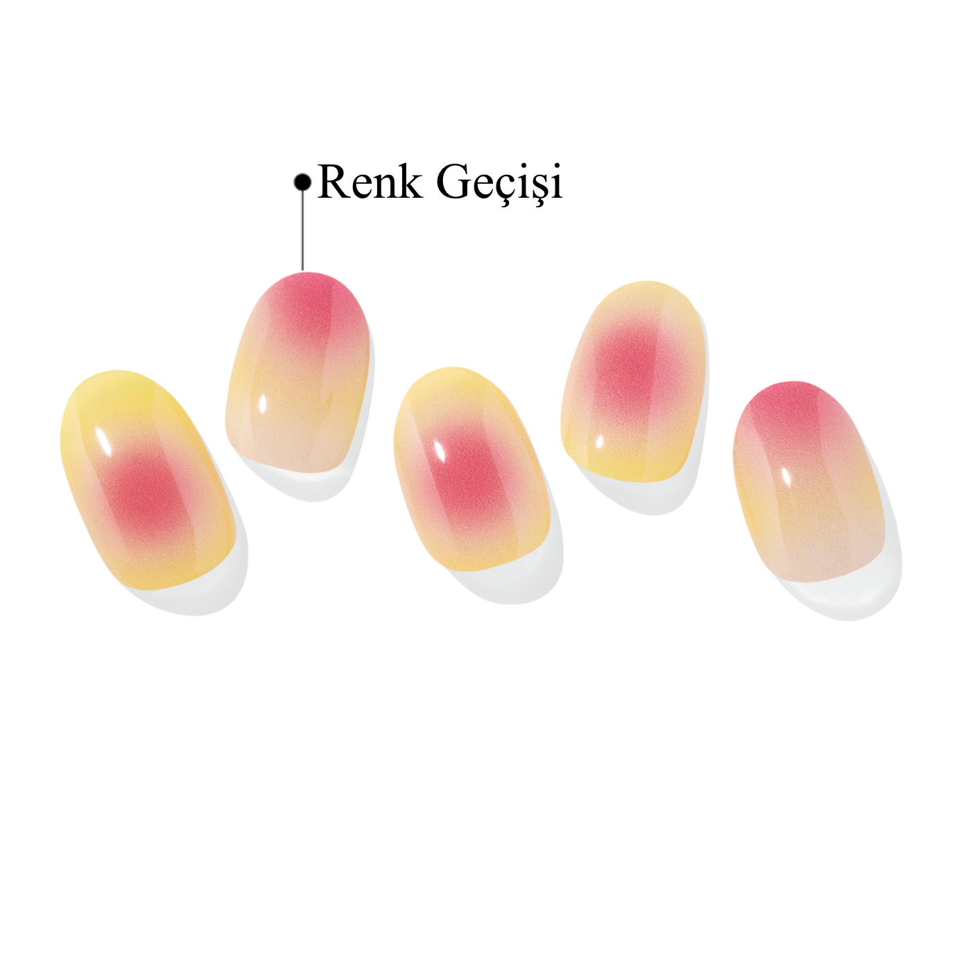 N Tropical Dream Jel Tırnak 30 Adet 2 Kullanım