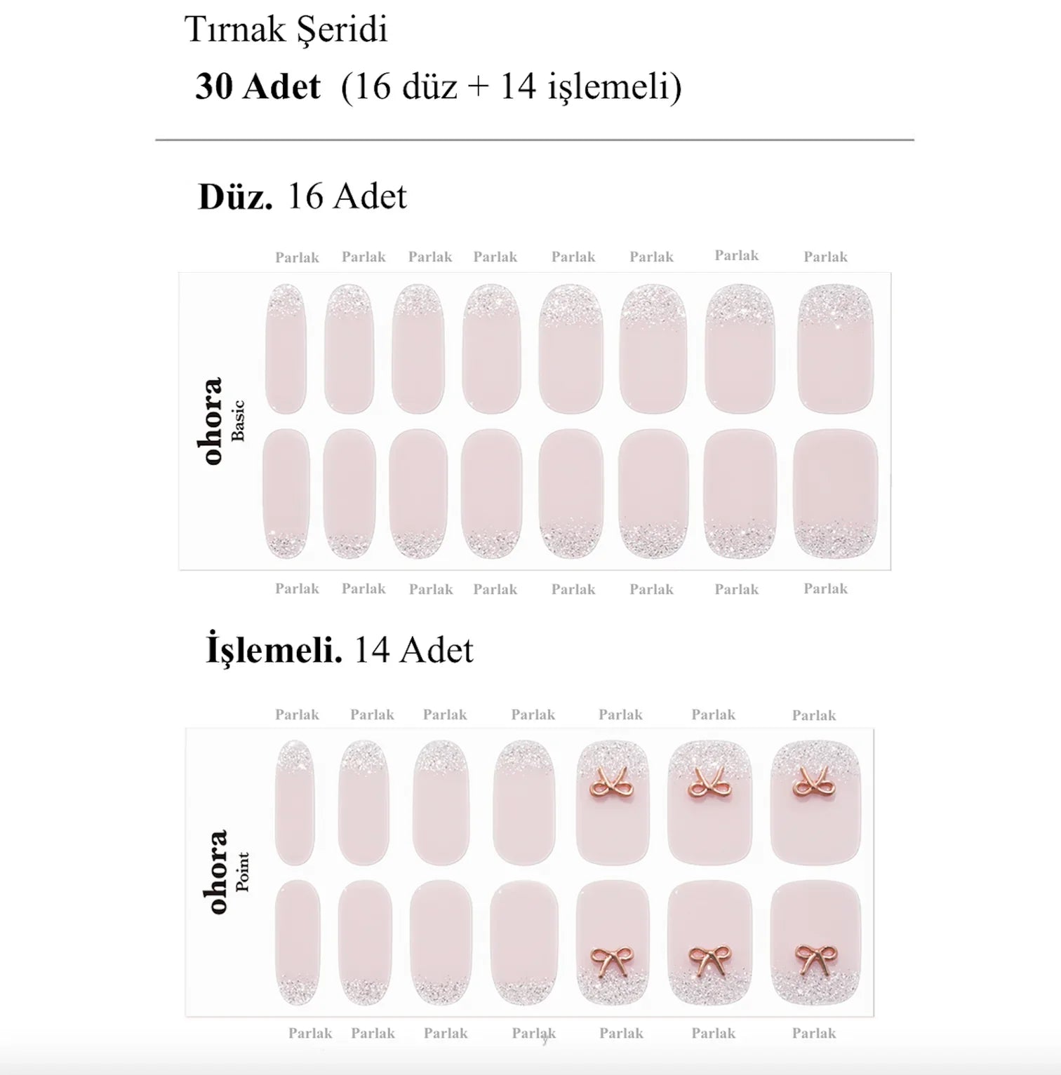 N Twinkle Bell Jel Tırnak 30 Adet 2 Kullanım