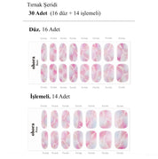 N Unicorn Dream Jel Tırnak 30 Adet 2 Kullanım