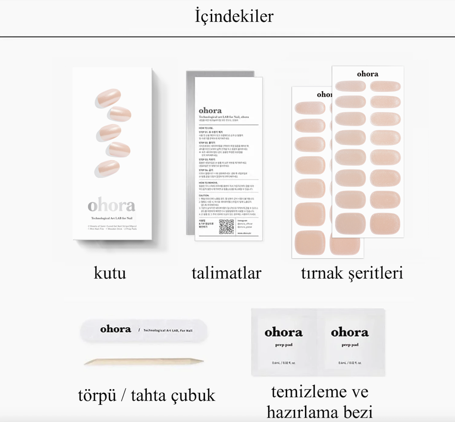 N Vanilla Chrome Jel Tırnak 30 Adet 2 Kullanım