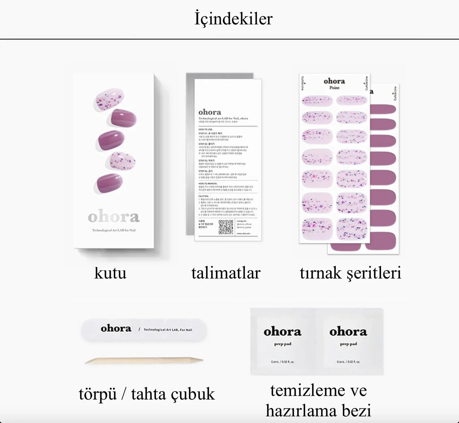 N Violeta Jel Tırnak 30 Adet 2 Kullanım