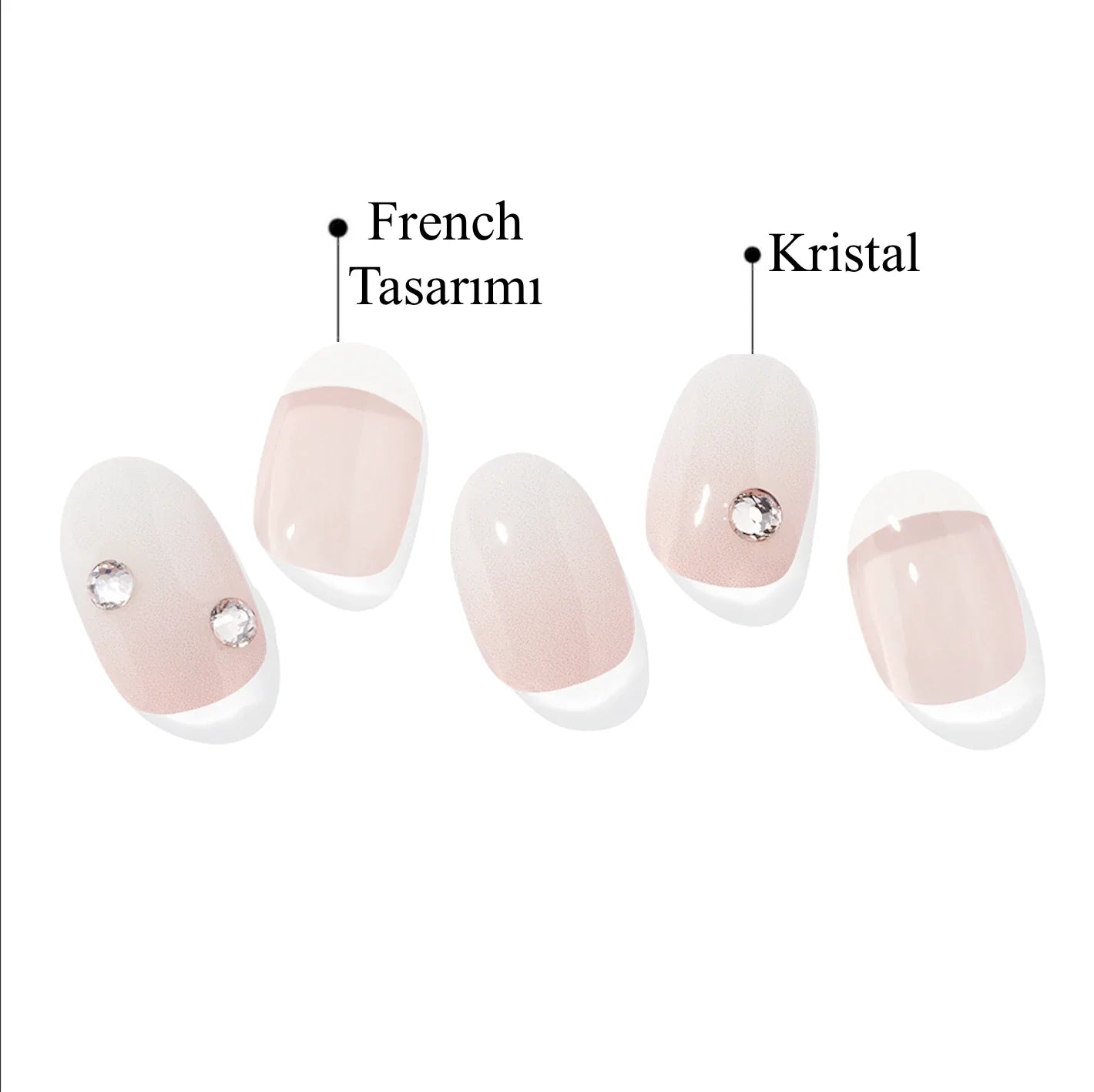 N Wedding Twinkle Jel Tırnak 30 Adet 2 Kullanım