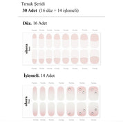 N Wedding Twinkle Jel Tırnak 30 Adet 2 Kullanım