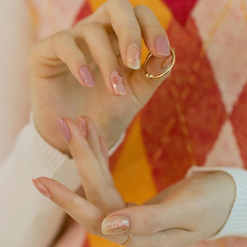 N Rose Moon Jel Tırnak 30 Adet, 2 Kullanım