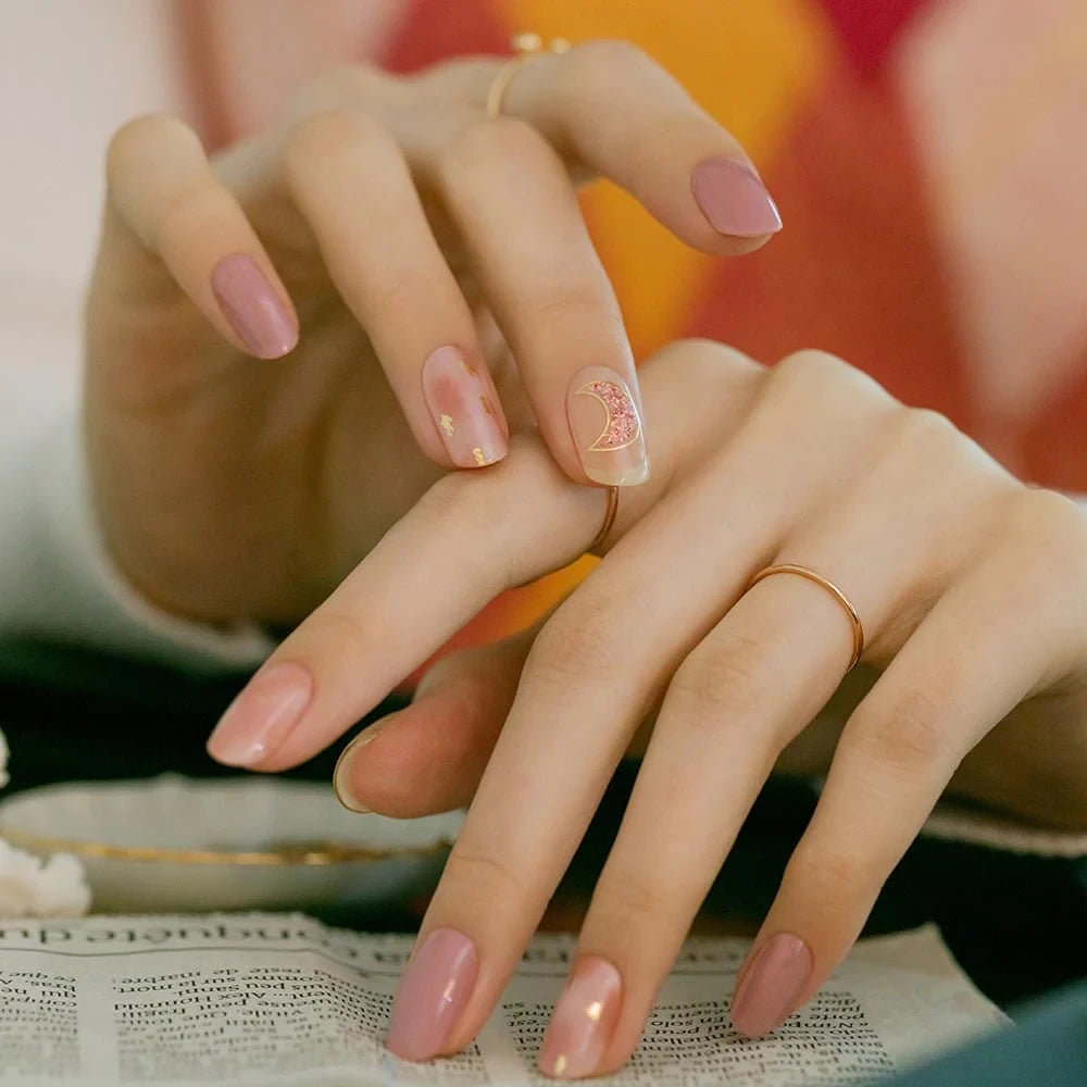 N Rose Moon Jel Tırnak 30 Adet, 2 Kullanım