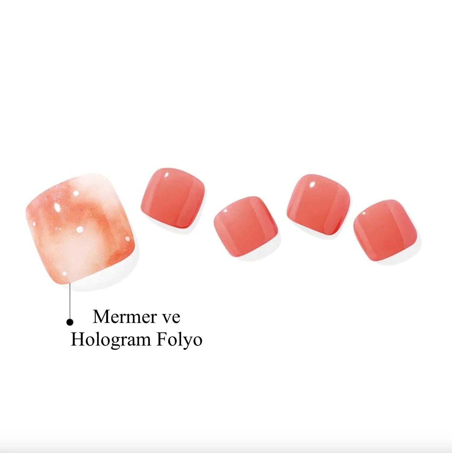 P Arman Jel Tırnak 32 Adet 2 Kullanım