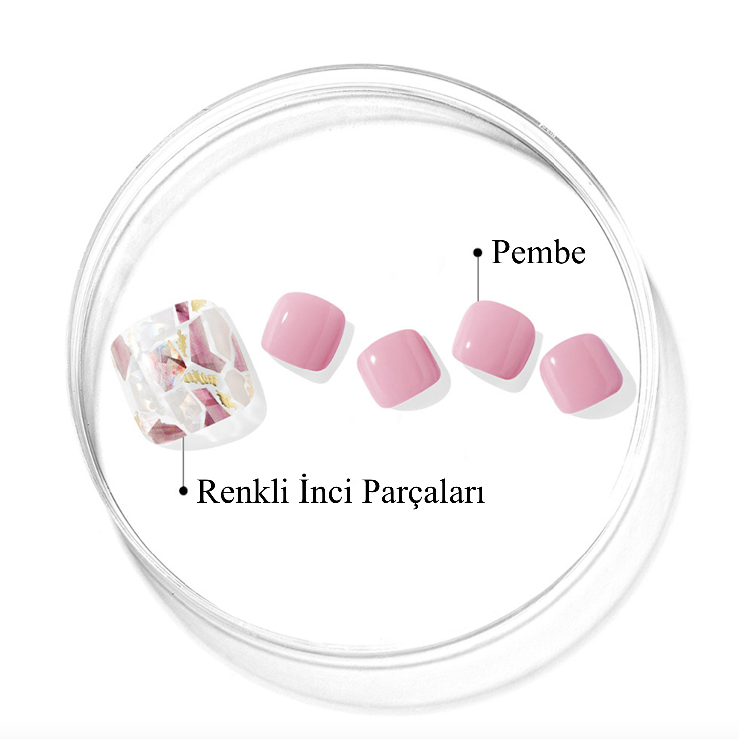 P Be My Lady Jel Tırnak 30 Adet 2 Kullanım