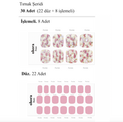 P Be My Lady Jel Tırnak 30 Adet 2 Kullanım