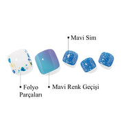 P Beach Diving Jel Tırnak 32 Adet 2 Kullanım