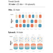 P Before Sunset Jel Tırnak 32 Adet 2 Kullanım