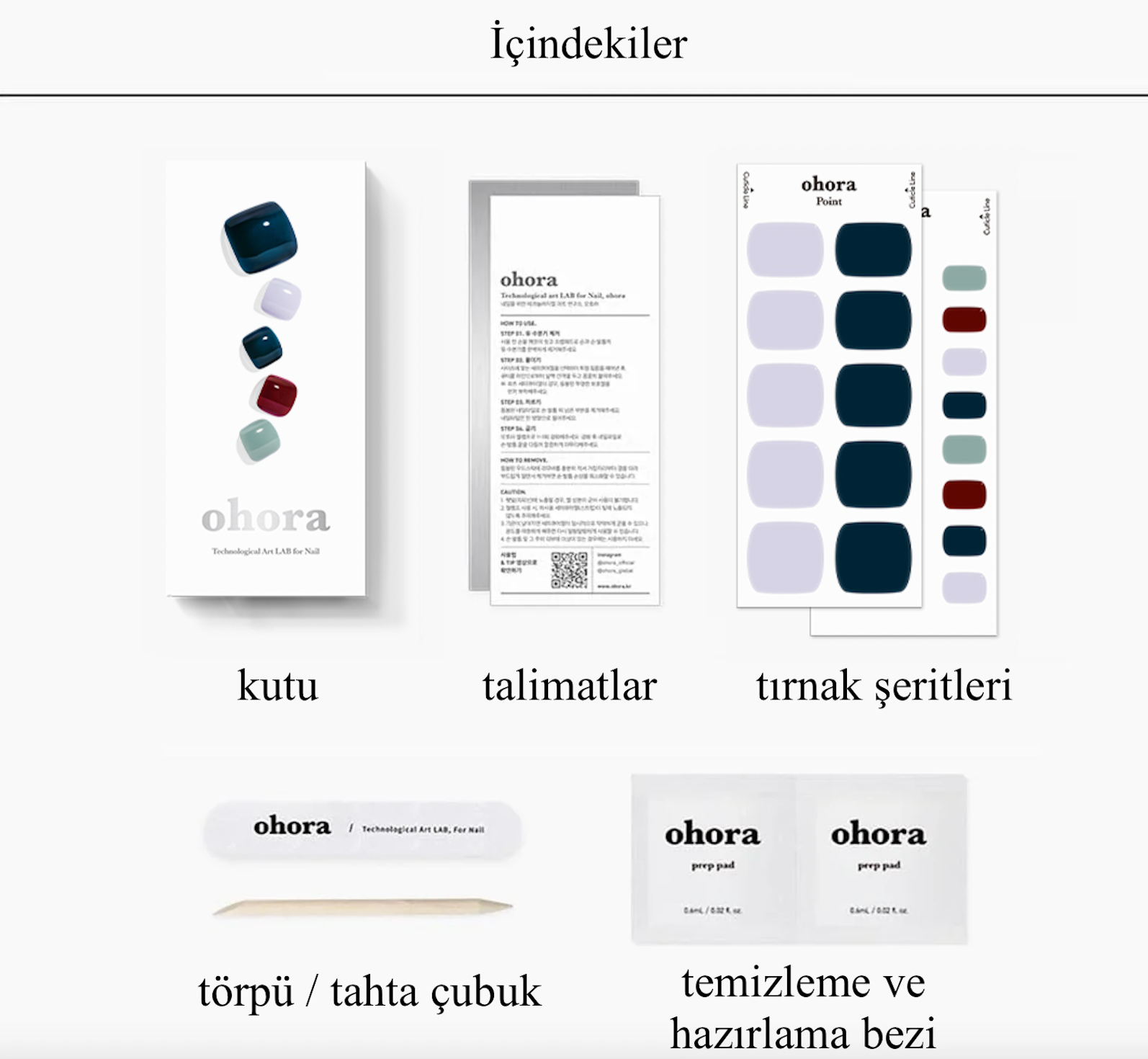 P Casual Jel Tırnak 32 Adet 2 Kullanım