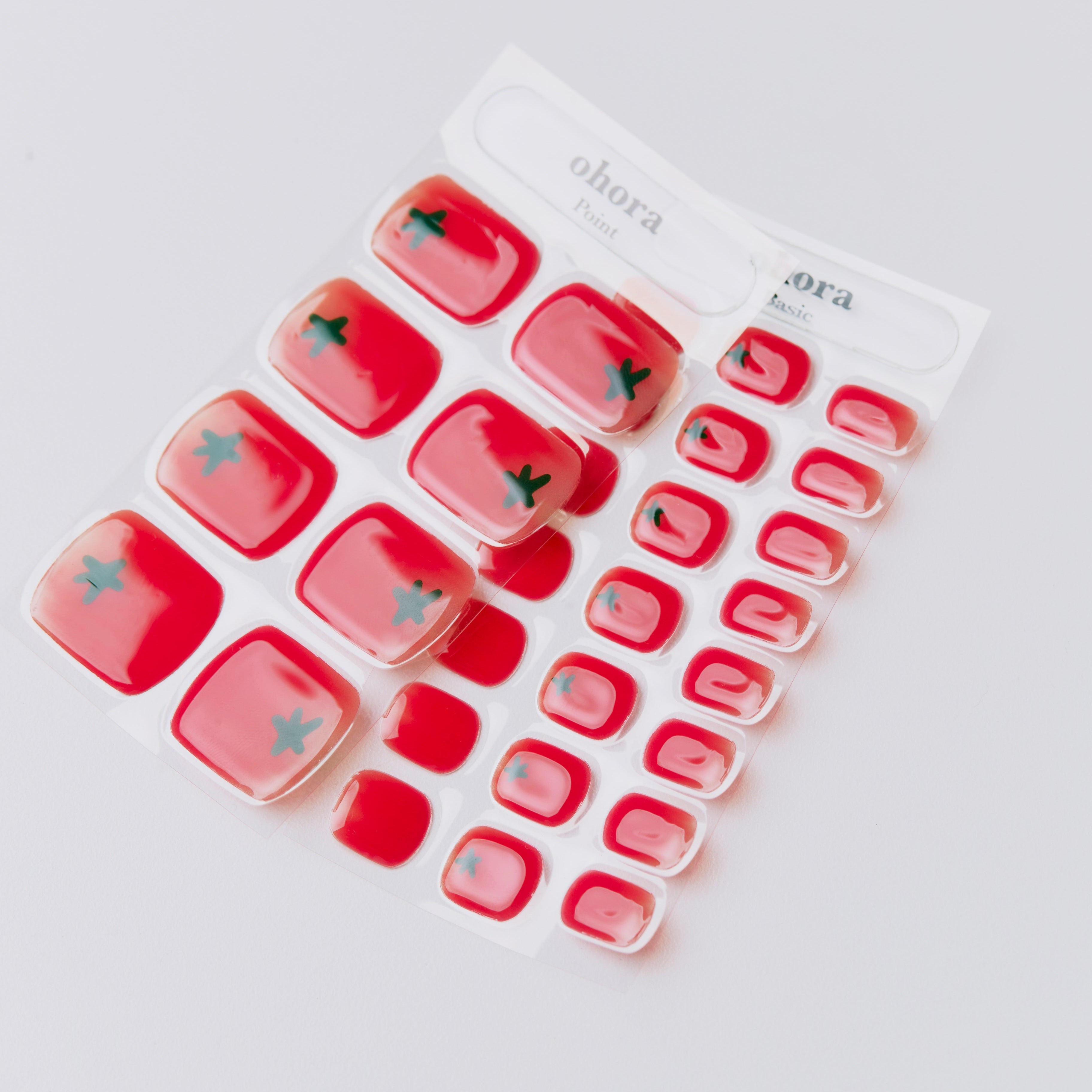 P Cherry Tomato Jel Tırnak 30 Adet 2 Kullanım