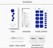 P Cobalt Blue Jel Tırnak 32 Adet 2 Kullanım