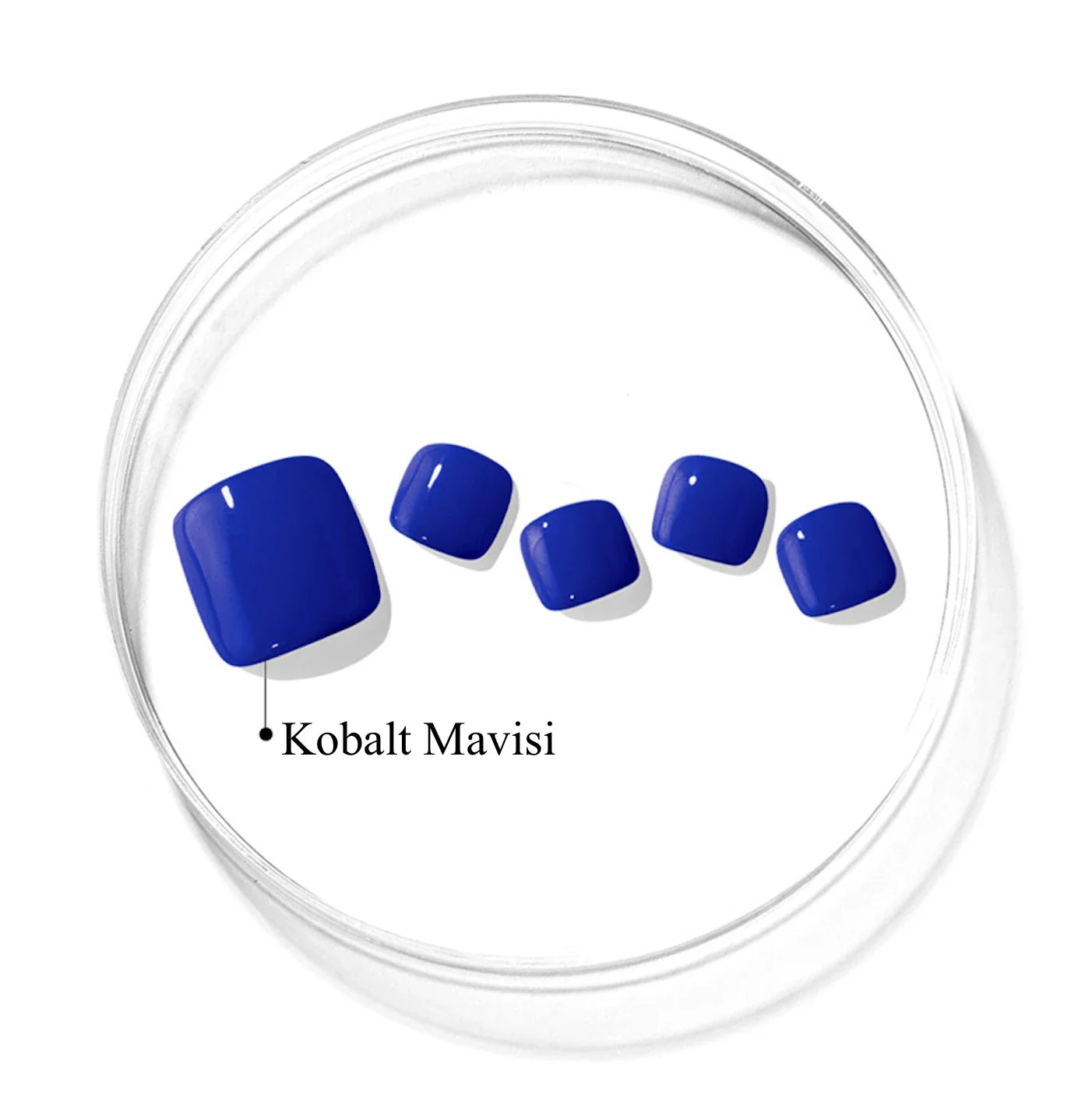 P Cobalt Blue Jel Tırnak 32 Adet 2 Kullanım