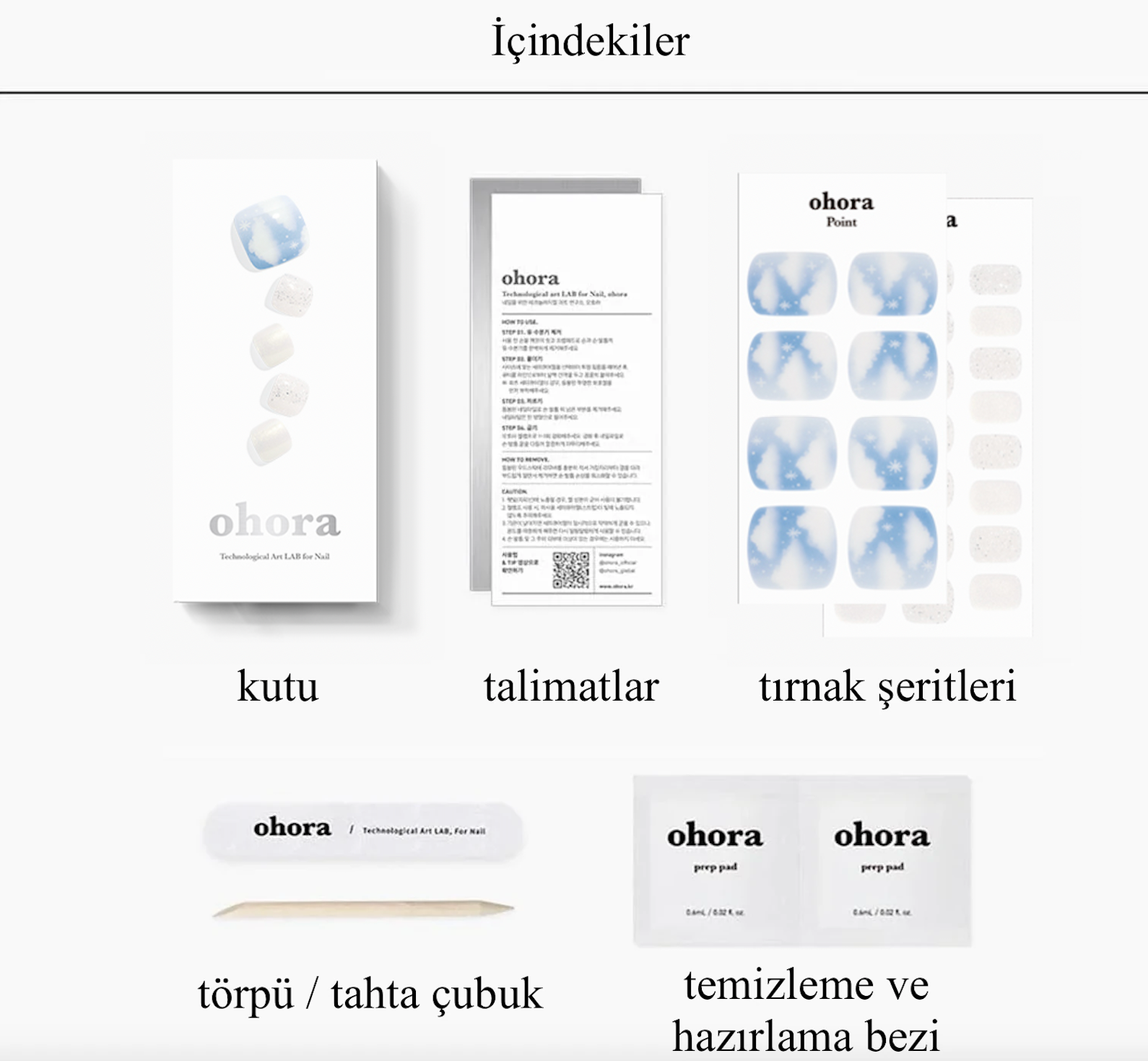 P Cotton Cloud Jel Tırnak 30 Adet 2 Kullanım