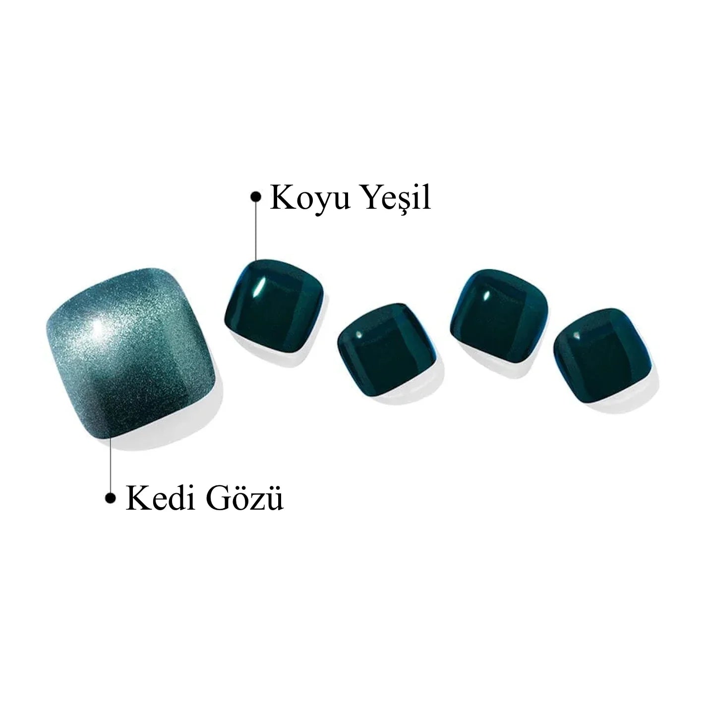 P Cressida Jel Tırnak 32 Adet 2 Kullanım