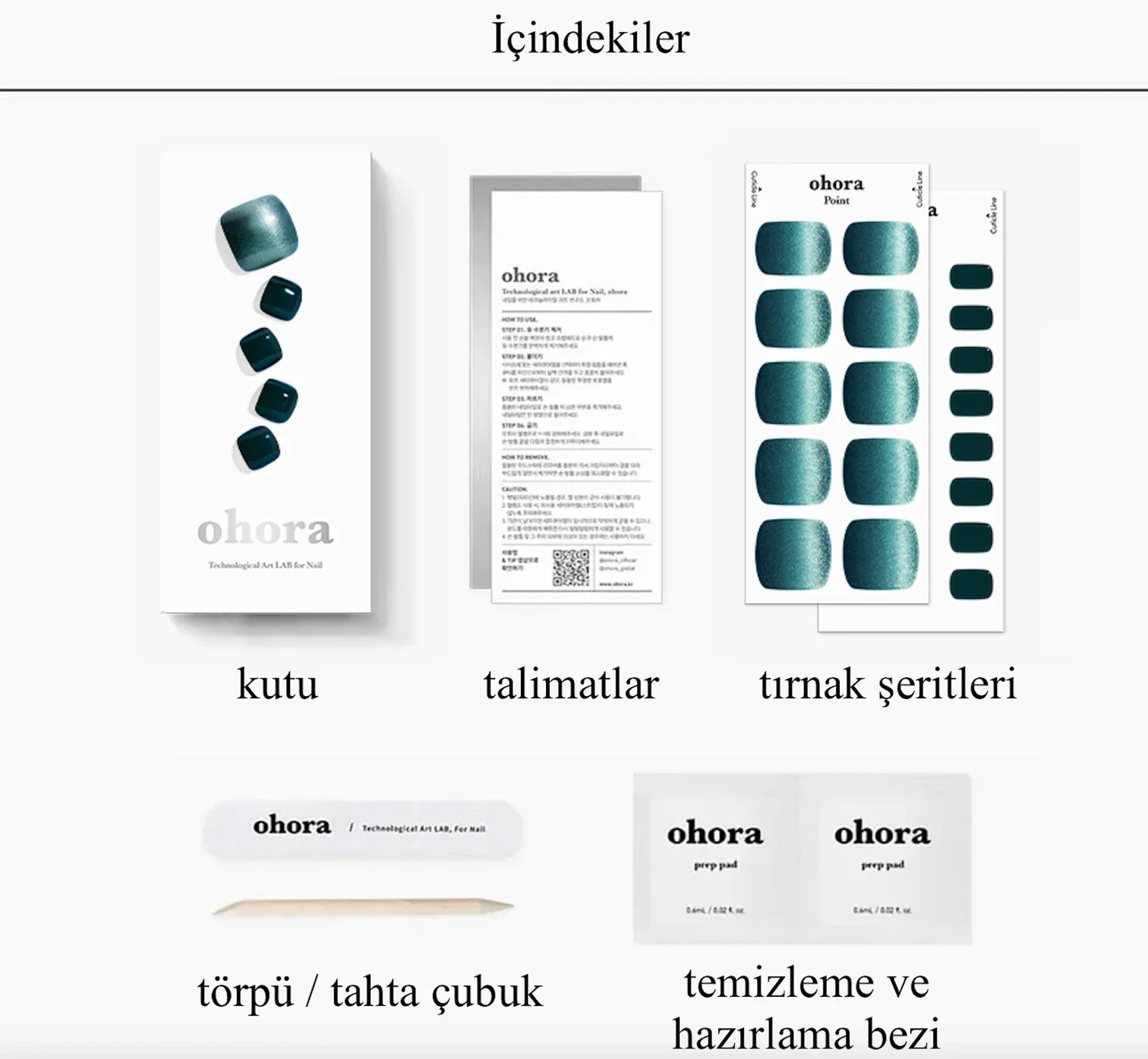 P Cressida Jel Tırnak 32 Adet 2 Kullanım