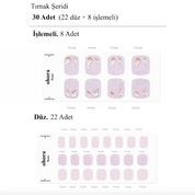 P Etoile Jel Tırnak 30 Adet 2 Kullanım