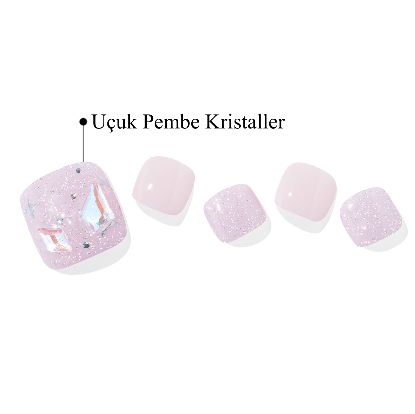 P Etoile Jel Tırnak 30 Adet 2 Kullanım