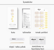 P Frangipani Jel Tırnak 30 Adet 2 Kullanım