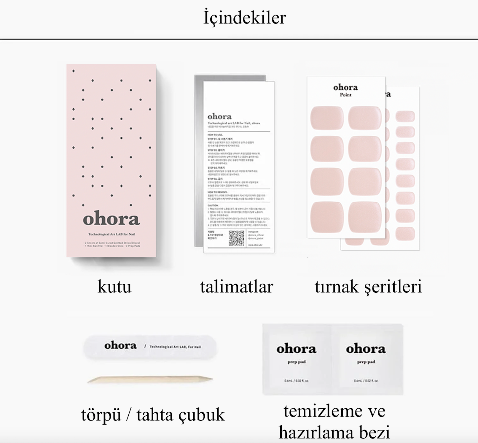 P Glassy Jel Tırnak 30 Adet 2 Kullanım