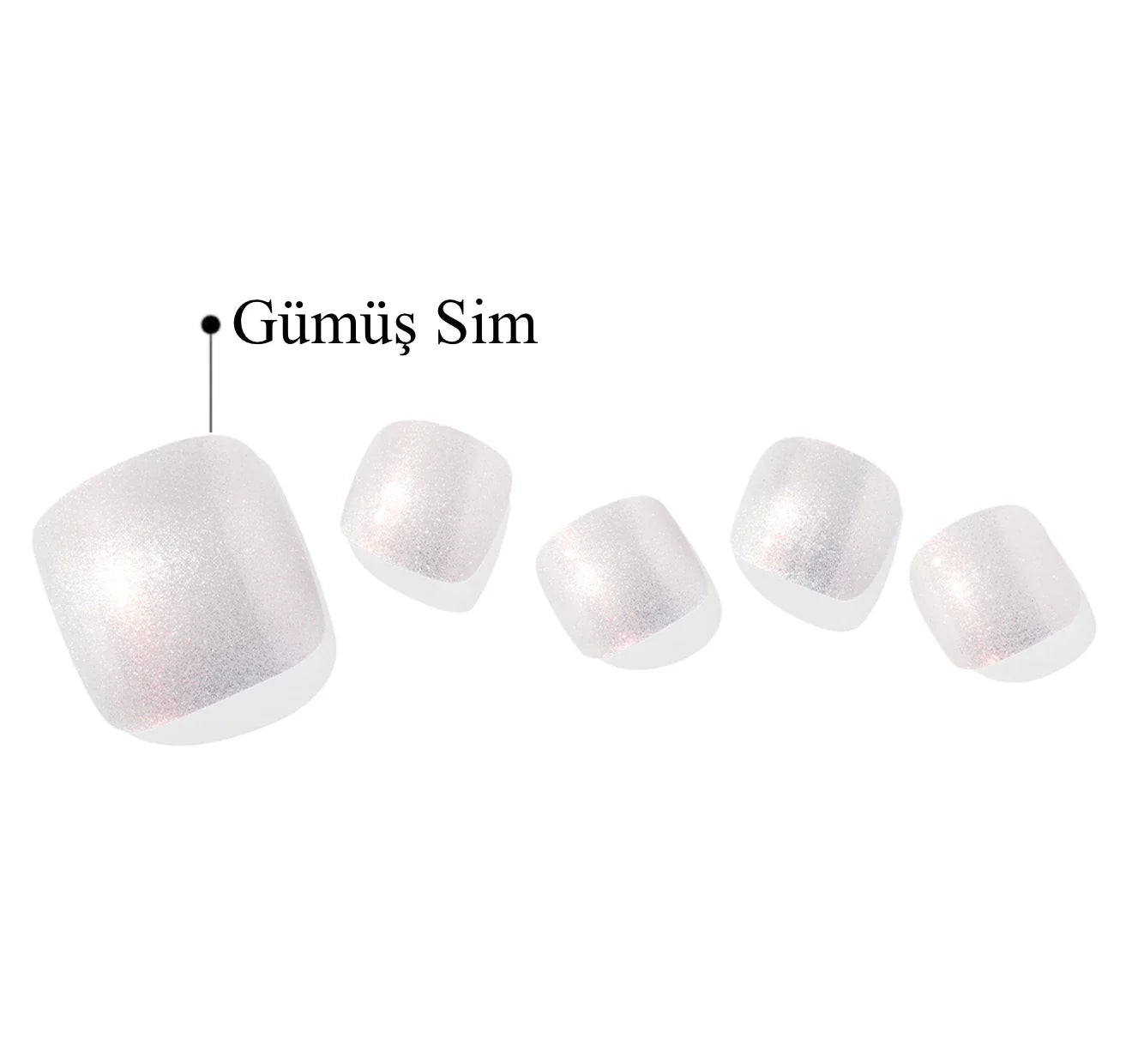 P Glow Beam Jel Tırnak 32 Adet 2 Kullanım