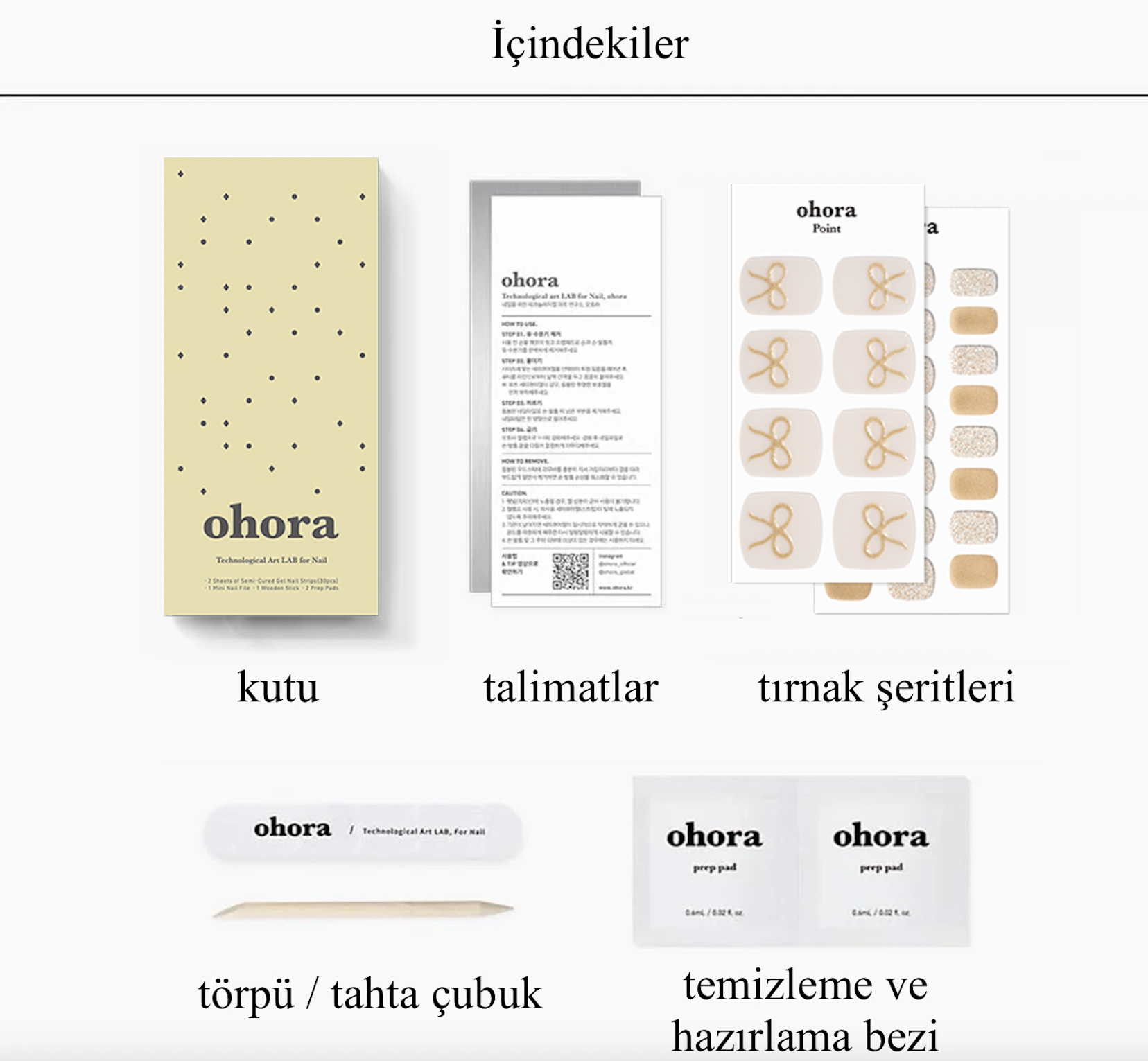 P Gold Charlotte Jel Tırnak 30 Adet 2 Kullanım