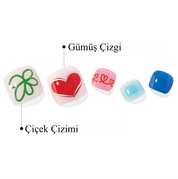 P Happy Go Lucky Jel Tırnak 30 Adet 2 Kullanım