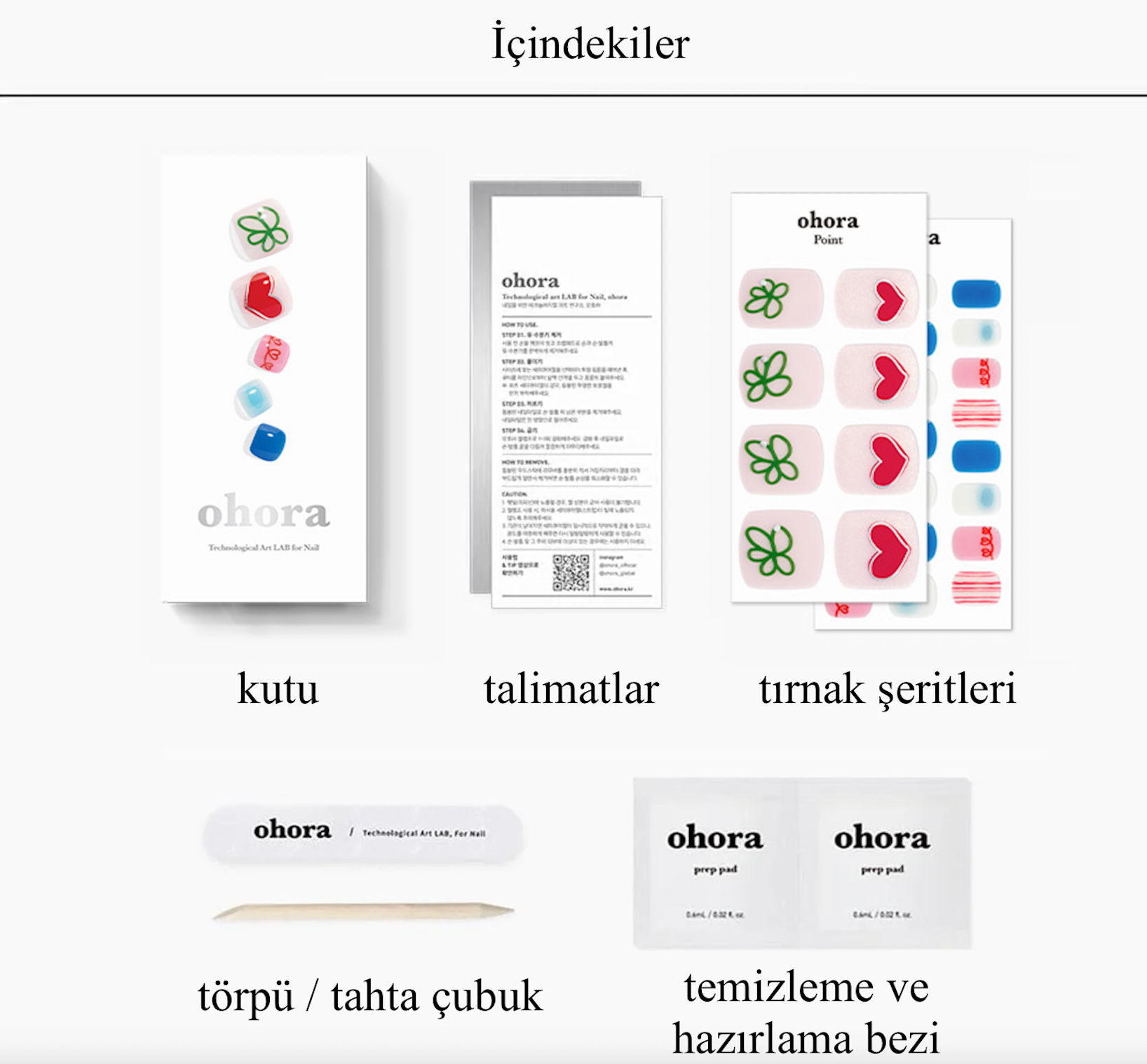 P Happy Go Lucky Jel Tırnak 30 Adet 2 Kullanım