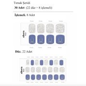 P Lavo Dress Jel Tırnak 30 Adet 2 Kullanım