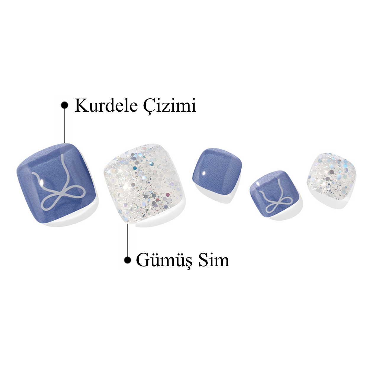 P Lavo Dress Jel Tırnak 30 Adet 2 Kullanım